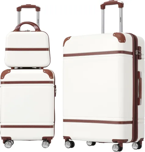 Miniatura 163 de Merax Equipaje, maleta extensible rígida con ruedas giratorias ligeras, Negro -, 40/48/52