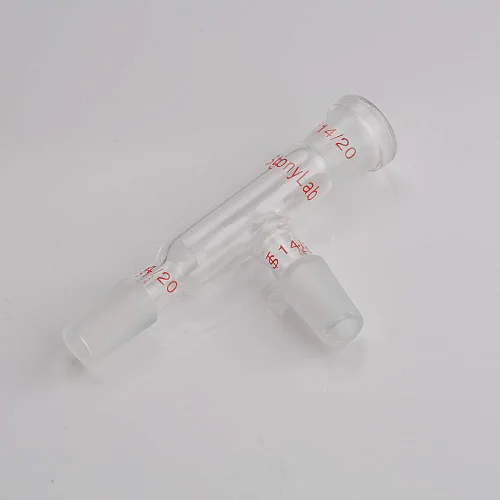 Miniatura 5 de StonyLab Adaptador de destilación de 3 vías con juntas 14/20 para aparatos de destilación