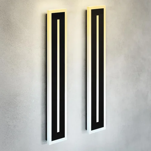Miniatura 13 de ASD Lámpara LED de montaje en pared de 18 pulgadas de largo, aplique lineal para exteriores e interiores 3CCT, regulable, impermeable