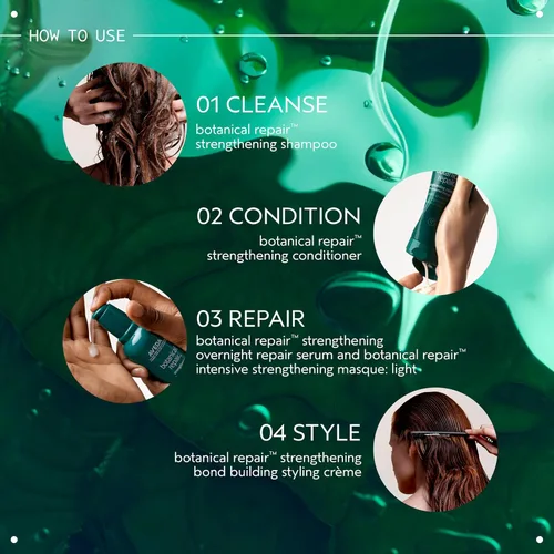 Miniatura 5 de Aveda Botanical Repair Strengthening Shampoo Strengthens and Repairs Damaged Hair Bond-Building Shampoo 94% Naturally Derived* Silicone Free