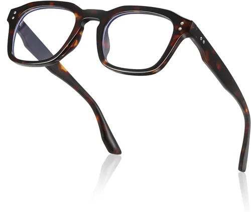 Miniatura 9 de kimorn Lentes cuadrados de moda con bloqueo de luz azul, lentes antifatiga ocular, lentes de marco ligero para hombres y mujeres