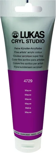 Miniatura 140 de Lukas CRYL Studio Artist - Pintura acrílica para artistas, Alizarín Carmesí, tubo de 125 ml - Pinturas acrílicas de alto pigmento para pintura