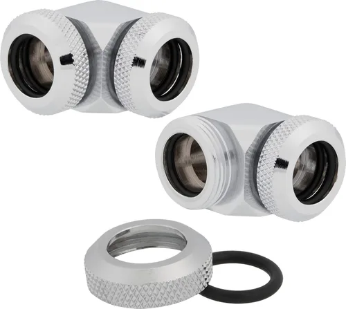 Miniatura 8 de Corsair Hydro X Series XF Hardline 0.551 in OD Fittings, paquete de cuatro unidades, color blanco