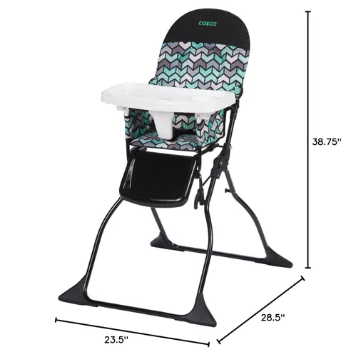 Miniatura 12 de Cosco Trona infantil para bebé, silla alta plegable simple, diseño conveniente, ligero y compacto, Spritz
