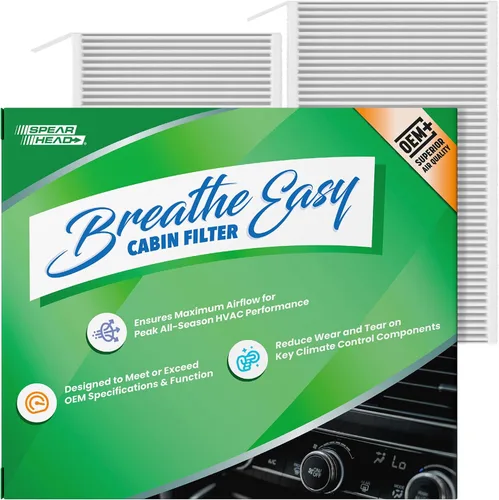 Miniatura 51 de Spearhead OEM+ Filtro de aire de cabina Particulate Breathe Easy Compatible con 2015-17 Chrysler 200, 2014-18 Cherokee como OEM Proporciona