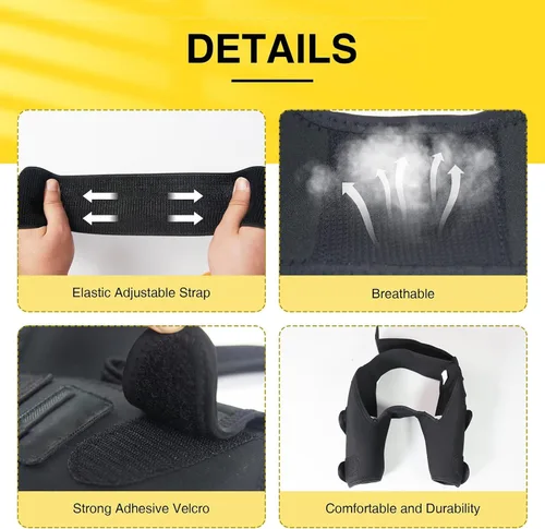 Miniatura 4 de Dog Elbow Protector Elbow Pads, Dog Joint Recovery Sleeve, Adjustable Dog Elbow Pads Dog Leg Wound Care, for Hip Dysplasia, Front Leg Calluses