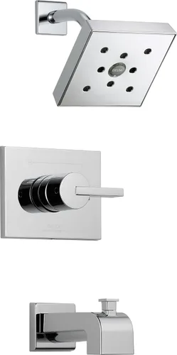 Miniatura 7 de Delta Faucet T14453-CZH2O Vero Monitor Serie 14 - Moldura para bañera y ducha, bronce champán