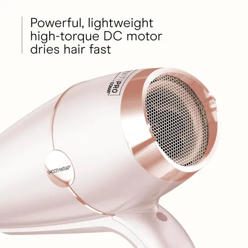 Miniatura 4 de INFINITI PRO CONAIR Secador de pelo SmoothWrap, secador de pelo con accesorios difusor y concentrador, tecnología avanzada de plasma y cerámica