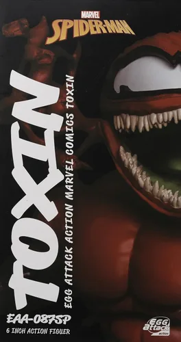 Miniatura 5 de Beast Kingdom Marvel Comics: Toxin EAA-087SP - Figura de acción de ataque de huevo, multicolor