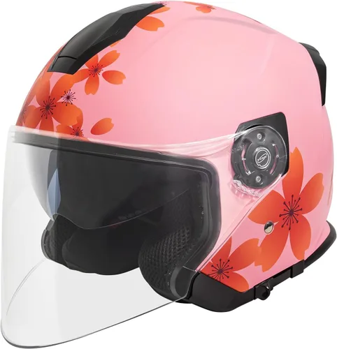 Miniatura 12 de VCAN V88 - Casco de motocicleta de cara abierta de 3/4, aprobado por ECE y DOT
