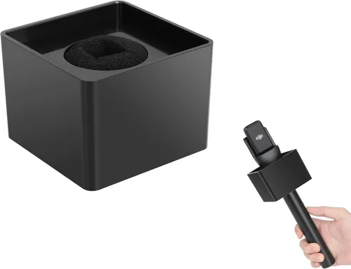 Miniatura 11 de YOUSHARES Soporte para micrófono de entrevista portátil - Carril deslizante magnético de hierro compatible con DJI Mic Mini / 2&Rode Wireless Go