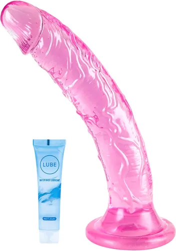 Miniatura 39 de Juguetes sexuales suaves y realistas de 9.4 pulgadas con ventosa para jugar con manos libres, pene grueso azul-morado adecuado para Violeta-Azul