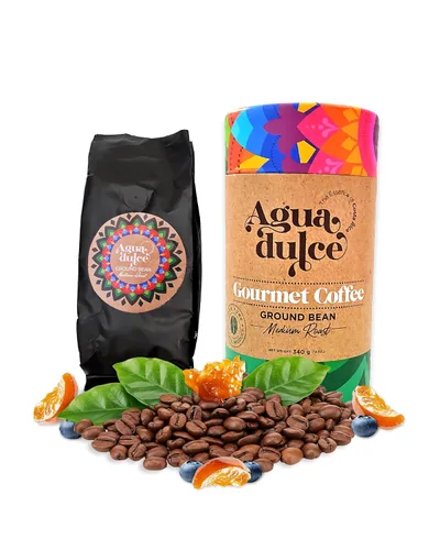 Miniatura 10 de Agua Dulce Café molido 100% arábica de origen único, especialidad gourmet de comercio justo de Costa Rica, proceso de miel, 12 onzas, paquete de 1