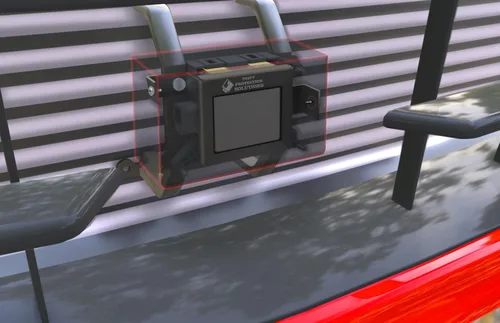 Miniatura 4 de Cubierta protectora del sensor de radar para Honda Accord 2018-2022 - H/D (Acero, Negro) El soporte original