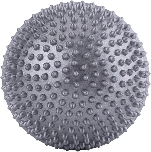Miniatura 2 de VGEBY Bola de masaje semicírculo, masaje de pies, media bola, equilibrio, kit de puntas para tejido profundo (color plateado)