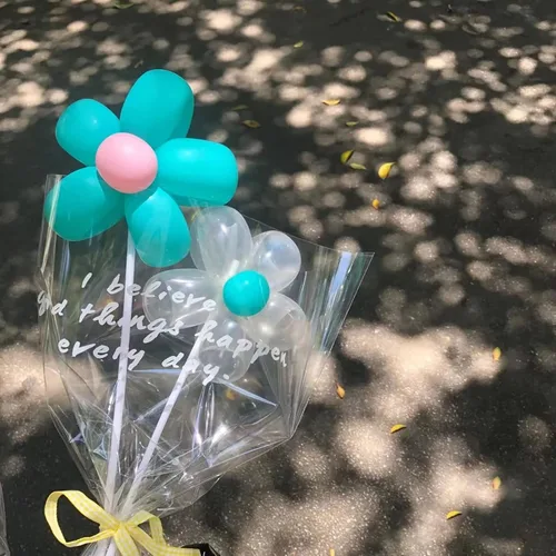 Miniatura 5 de 100 globos largos de látex DIY 260 globos para decoración de cumpleaños, boda, decoración de fiestas, lazos Transparente