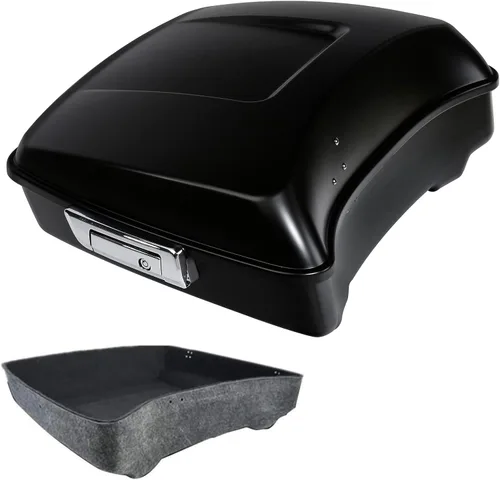 Miniatura 10 de TCT-MOTORPARTS Caja de cola de equipaje de viaje de motocicleta cortada de 10.7 pulgadas para Harley Touring 2014-2025 Road King Glide Street Glide