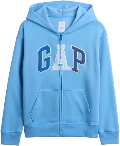 Miniatura 9 de GAP - Sudadera con capucha para niños con logotipo, cremallera completa