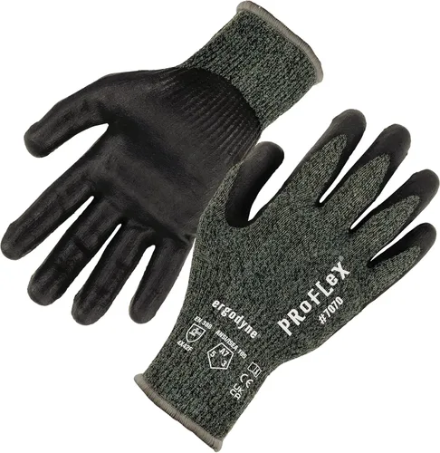 Ergodyne Guantes unisex para adultos, A7, resistentes, palmas, guantes de trabajo resistentes a cortes, ANSI A7, resistentes al calor, palmas