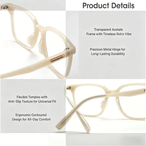 Miniatura 7 de Lentes de luz azul, ultraligeros unisex, bloqueo del 90% + UV400, lentes HD antirreflejos, lentes de lectura aptos para múltiples escenarios.