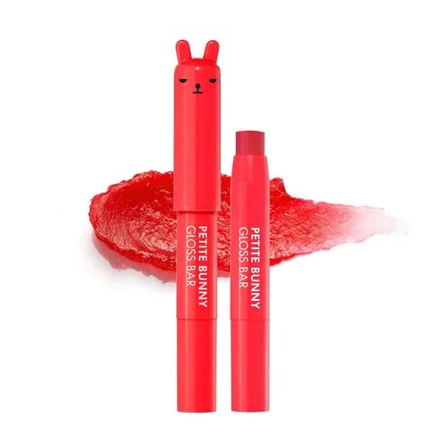 Miniatura 11 de TONYMOLY Petit Bunny Gloss Bar, 01 Juicy Strawberry
