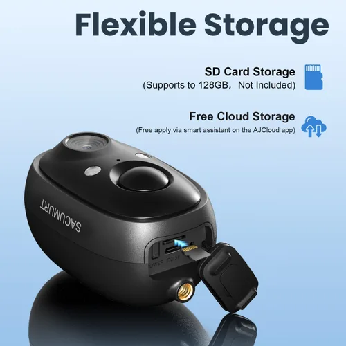 Miniatura 5 de Cámaras de seguridad inalámbricas para exteriores, almacenamiento en la nube gratuito, cámara WiFi de 2.4 GHz inalámbrica para exteriores, cámaras