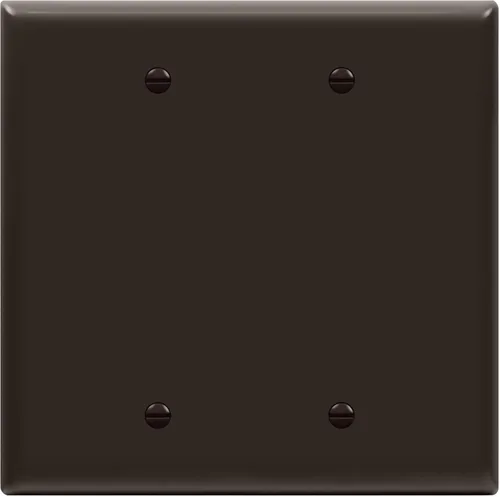 Miniatura 13 de ENERLITES - Cubierta de salida doble en blanco extra grande, placa de pared de dos bandas en blanco, tamaño grande, 2 bandas de 5.5 x 5.5 pulgadas
