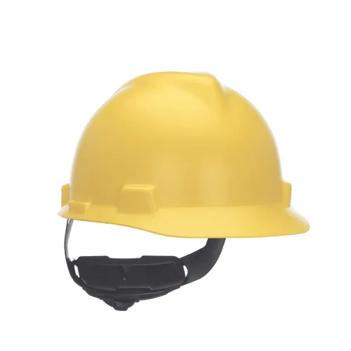 Miniatura 16 de MSA 10203088 V-Gard - Casco de seguridad estilo gorra, con suspensión de trinquete Fas-Trac III, carcasa de polietileno, protección contra impactos