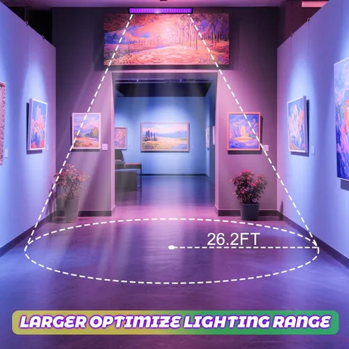 Miniatura 3 de Paquete de 1 barra de luz LED negra de 24 W, suministros de fiesta de luces negras para Halloween, fluorescente, fiesta, dormitorio, sala