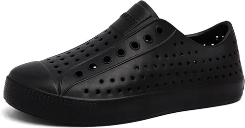 Miniatura 13 de FLIOZY Zuecos de jardín impermeables para hombres y mujeres, zapatos ligeros y transpirables de EVA sin cordones, cómodos y antideslizantes, calzado
