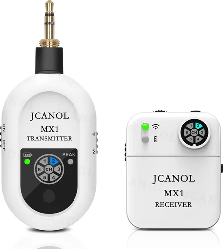 Sistema de monitor inalámbrico en el oído, sistema IEM inalámbrico estéreo 2.4G con transmisor de cinturón receptor de emparejamiento automático