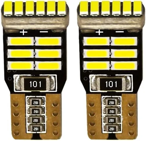 Miniatura 2 de 2 focos LED blancos T10 194 168 para estacionamiento de súper brillo 6000K, bombillas Canbus sin errores para Toyota Prius