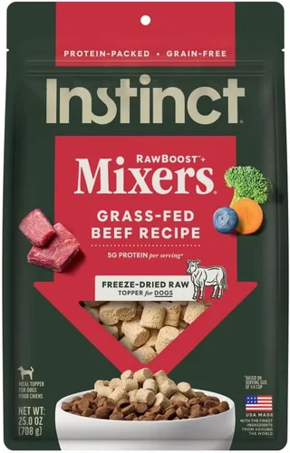 Miniatura 15 de Instinct Raw Boost Mixers Multivitamínico para Perros Adultos Aderezo de Comida Liofilizada, Bolsa de 5.5 oz