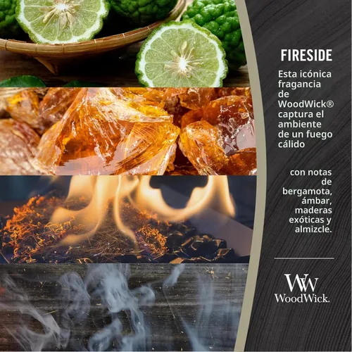 Miniatura 4 de WoodWick Santal Myrrh - Vela grande en frasco con forma de reloj de arena, cera de mezcla de soya prémium, mecha de madera Pluswick Innovation