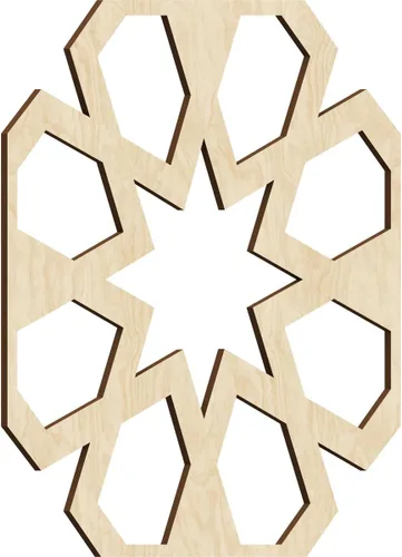 Miniatura 26 de Jackson Decorative Fretwork Wood Wall Panels, Large, 23 3/8" W x 23 3/8" H x 1/4" T, Cherry