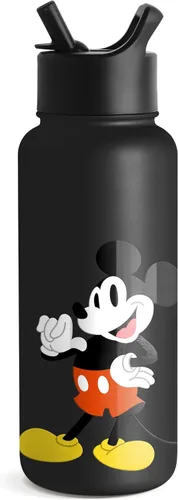 Miniatura 16 de Simple Modern Summit - Botella de agua con tapa con pajilla, vaso aislado de acero inoxidable a prueba de fugas de Disney de 30 onzas, regalos