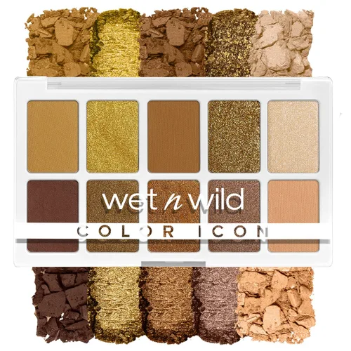 Miniatura 24 de WET N WILD Paleta de maquillaje de sombra de ojos Color Icon de 10 colores, larga duración, brillante, metálico, brillante, mate, pigmento rico