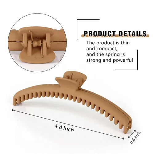 Miniatura 3 de Hold Everything Pinzas para el cabello perfectas para cabello grueso y fino, lacio, ondulado y rizado, clip fuerte antideslizante, 7