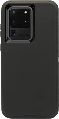 Miniatura 3 de Funda para Galaxy S20 Ultra (6.9 pulgadas), resistente de cuerpo completo, protección contra caídas de grado militar, funda para cinturón