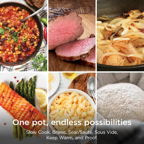 Miniatura 8 de Ninja® Olla Multiusos 12-en-1 PossibleCooker™ PLUS 8.5 cuartos - Cocina Múltiple Sous Vide y Fermentación Olla de Cocción Lenta, Horno Holandés