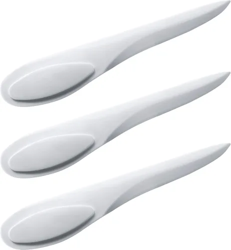 Outus 3 piezas de herramienta de costura para coser acolchados, prensar costuras y marcar tela, girador de puntos de plástico con borde de costura