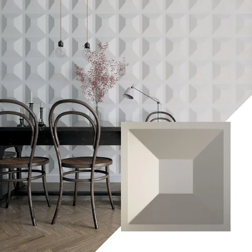 Miniatura 17 de Ekena Millwork 11 7/8 pulgadas de ancho x 11 7/8 pulgadas de alto, Diane EnduraWall Panel decorativo de pared 3D, rosa champán