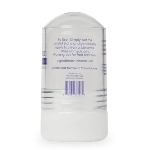 Miniatura 9 de Relumins Desodorante de cristal, sal mineral totalmente natural, sin manchas, no irritante, desodorante sin aluminio con protección contra olores