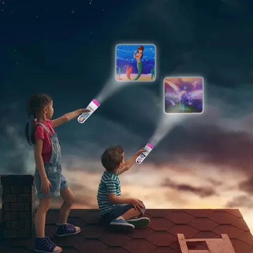 Miniatura 2 de Georgie Porgy Juguetes De Proyector Para Niños Conjunto Educativo De Ciencia Pared Techo Tienda Antorcha Linterna Para Niños Regalos Para Niños