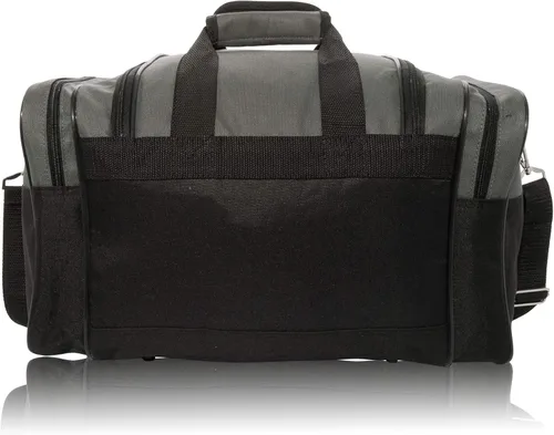 Miniatura 4 de Bolsa de lona, de DALIX, para el gimnasio, para viajar, 17 pulgadas