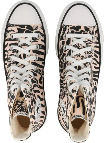Miniatura 8 de Converse - Chuck Taylor All Star Tenis de mujer altos de plataforma con diseño de leopardo