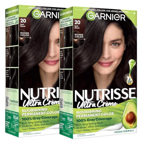 Miniatura 42 de Garnier Nutrisse - Tinte permanente en crema nutritiva para el cabello, 73 rubio dorado oscuro (Honey Dip), 2 unidades (el empaque puede variar)