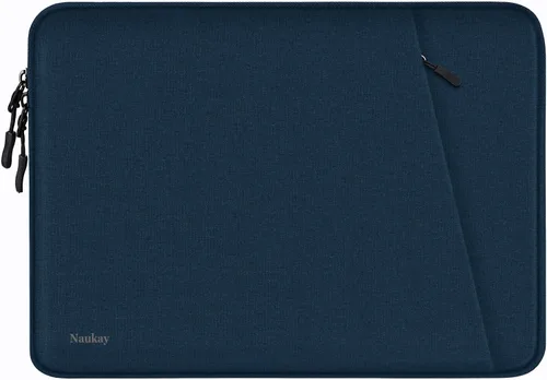 Miniatura 17 de Funda para laptop de 13.3 pulgadas, a prueba de golpes, funda protectora para computadora con bolsillo para accesorios, bolsa para laptop compatible