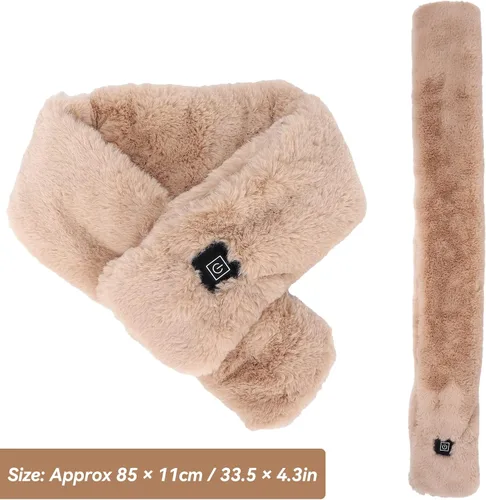 Miniatura 7 de plplaaoo Heating Scarf, Adjustable Heated Scarfs for Women Men,USB Heated Scarf Adjustable Neck Heating Scarf Detachable