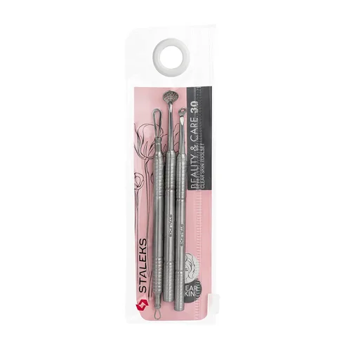 STALEKS Beauty & Care - Kit de herramientas para eliminar puntos negros para limpieza mecánica, extractor de espinillas y extractor de comedones en